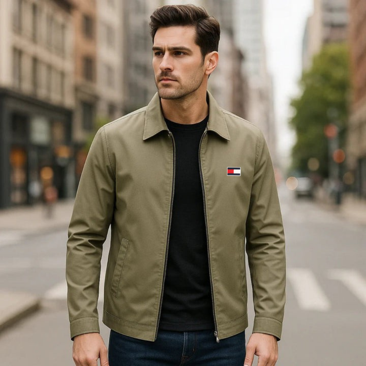 Elegant Jacket with Zip - CLEARANCE SALE