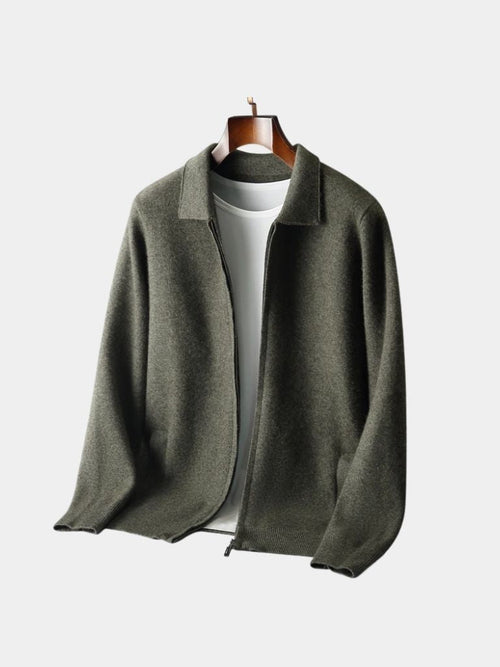 Veste Maille Cachemire Héritage - Cross & Crown