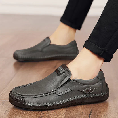 Romano Genuine Leather Slip-On Shoe