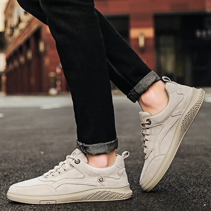 Valentio Genuine Suede Leather Sneaker