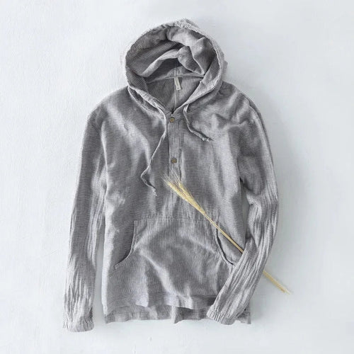 CASA LINEN HOODIE