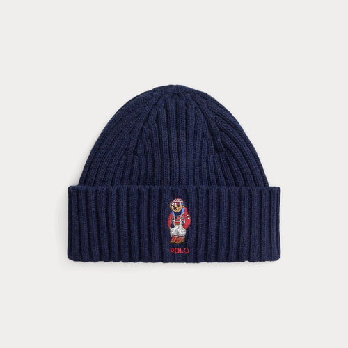 R.L Team USA Polo Bear Beanie