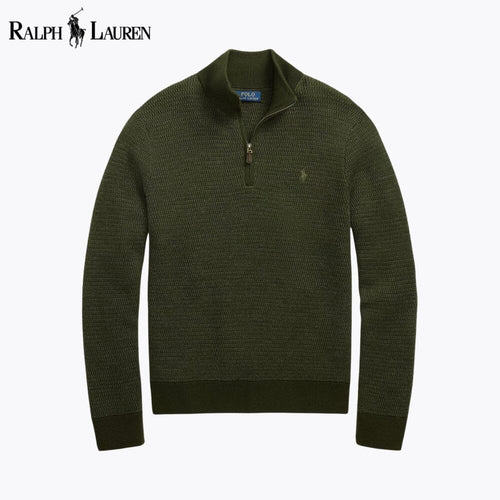 R.L Washable Wool Quarter-Zip Sweater